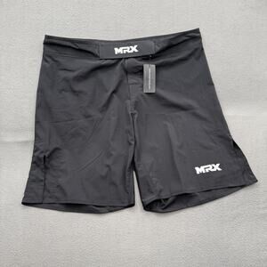 MRX MMA Shorts Mens 2XL Black Fight Gear Training Grappling Athletic Gym